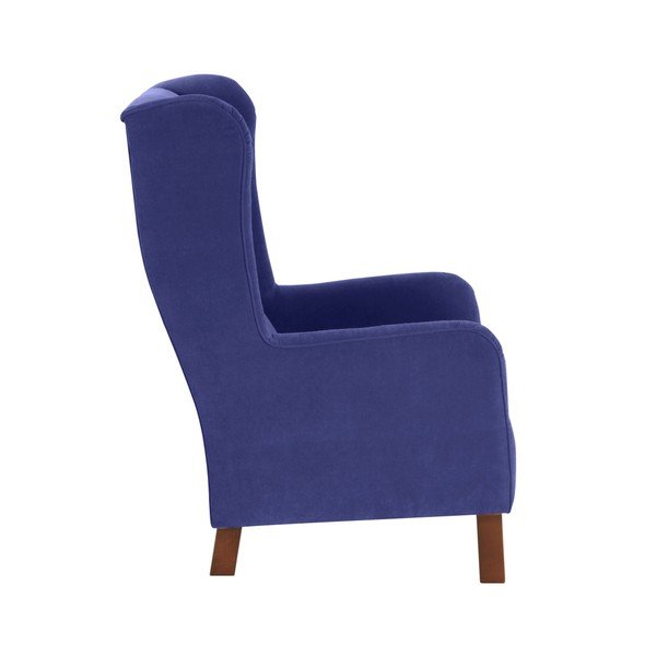 Plava fotelja Max Winzer Bruno Velur-image-2