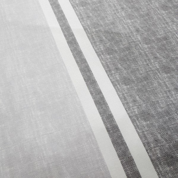 Siva posteljina za krevet 135x200 cm Banded Stripe - Catherine Lansfield-image-4