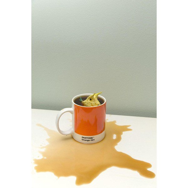 Narančasta porculanska šalica 375 ml Orange 021 – Pantone-image-1