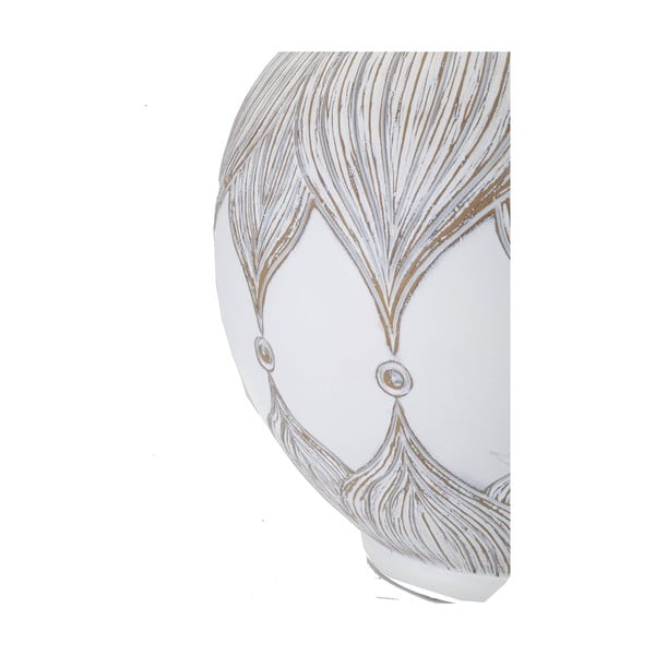 Bijela/bež stolna lampa s tekstilnim sjenilom (visina 59 cm) Atene – Mauro Ferretti-image-1