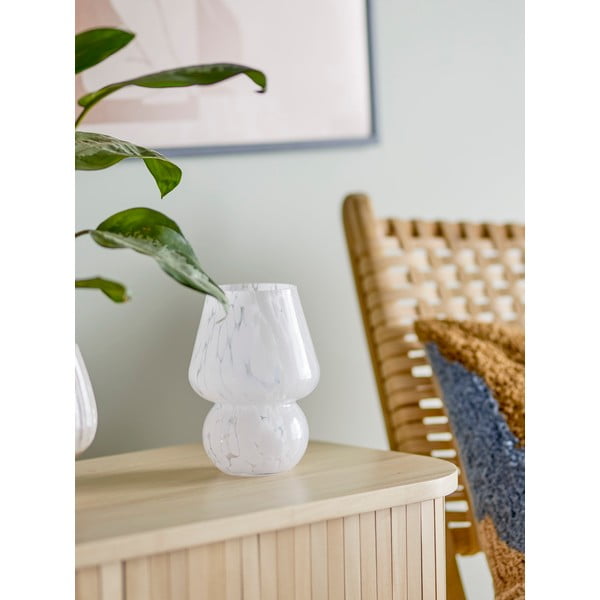 Bijela staklena vaza Halim – Bloomingville-image-2