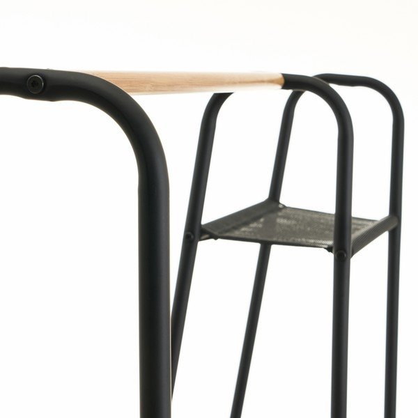 Crni metalni ormar 101x151 cm - Casa Selección-image-1