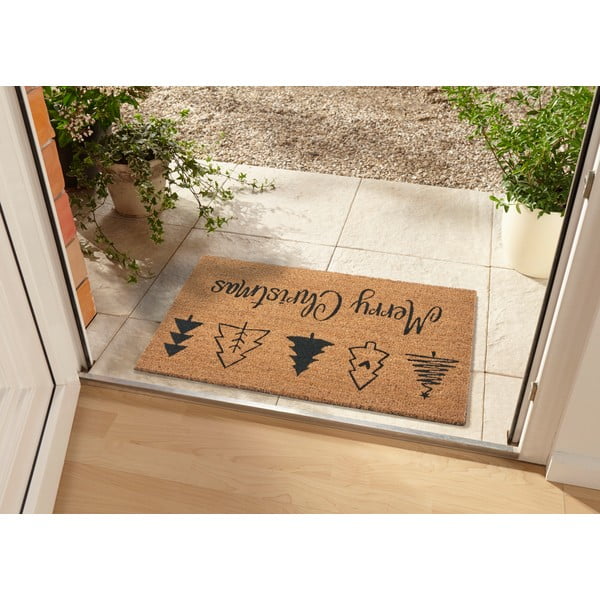 Otirač s božićnim motivom od kokosovih vlakana 45x75 cm – Hanse Home-image-1