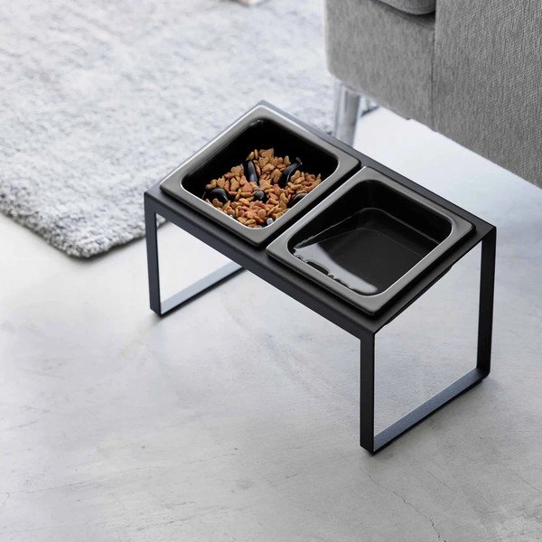 Keramički set posuda s postoljem za kućne ljubimce Nooks – YAMAZAKI-image-4