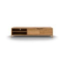 TV komoda od punog hrasta u prirodnoj boji 200x48 cm Twig – The Beds