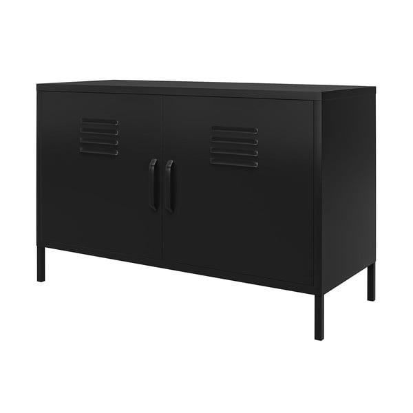 Crni metalni ormarić 100x64x40 cm Mission District – Støraa-image-3