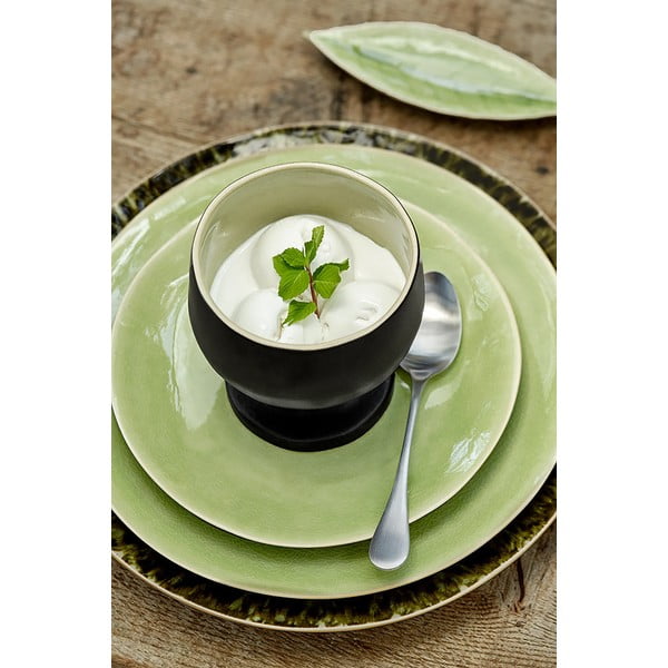 Svjetlozelena zdjelica od kamenine Costa Nova Riviera, dužina 18 cm-image-2