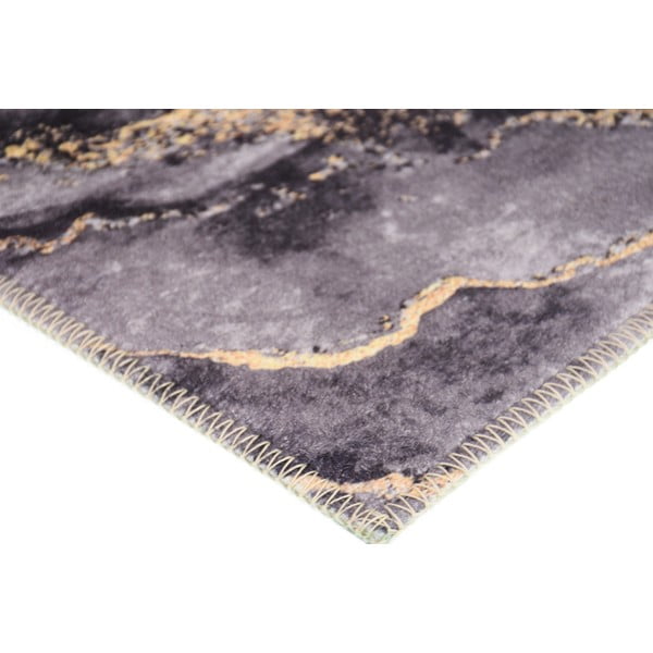 Sivi perivi tepih 80x50 cm - Vitaus-image-2