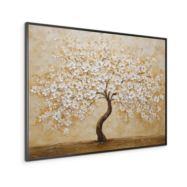 Tiskana slika s okvirom 80x60 cm Golden Tree – Styler-image-3