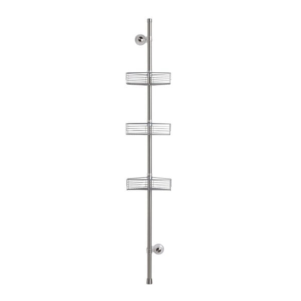 Kutni stalak za kupaonicu s 3 iDesign Forma police od nehrđajućeg čelika