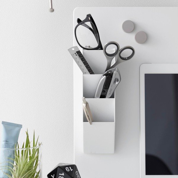 Bijeli metalni uredski organizator za dopisnice Tower – YAMAZAKI-image-1