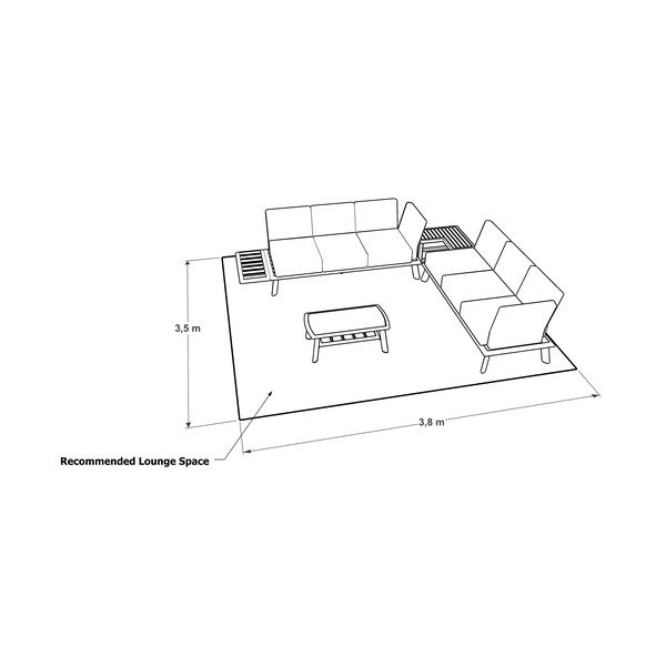 Siva vrtna sofa Spring – Ezeis-image-4