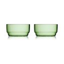 Zelene staklene zdjelice u setu 2 kom 500 ml Torino – Lyngby Glas