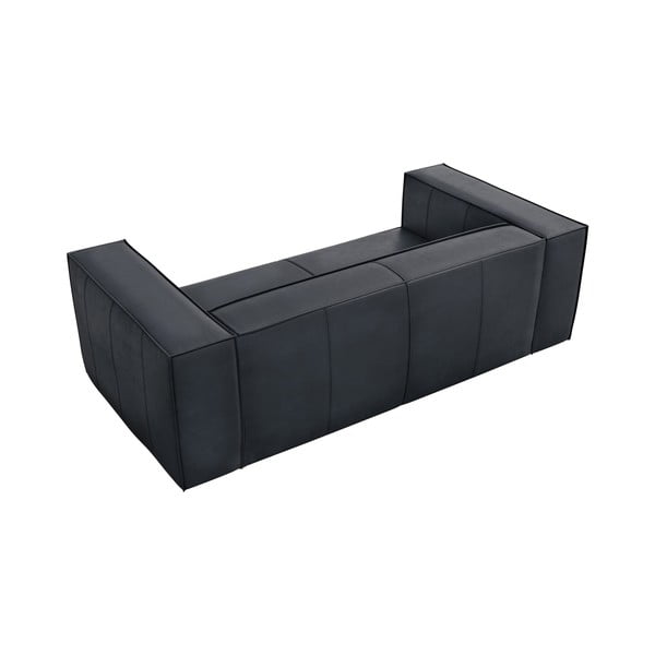 Tamno plava kožna sofa 212 cm Madame – Windsor & Co Sofas-image-3