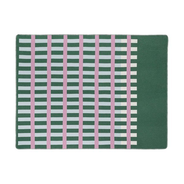 Zelena/ružičasta deka 160x200 cm Onu – noo.ma