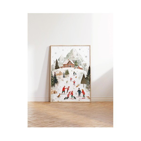 Tiskana slika s okvirom 30x40 cm – Wallity-image-1