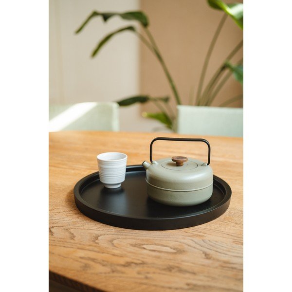 Kaki zeleni čajnik od lijevanog željeza s cjedilom 750 ml Henan – Bredemeijer-image-1