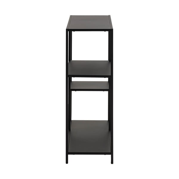 Crna metalna biblioteka 80x86 cm Newcastle – Actona-image-3