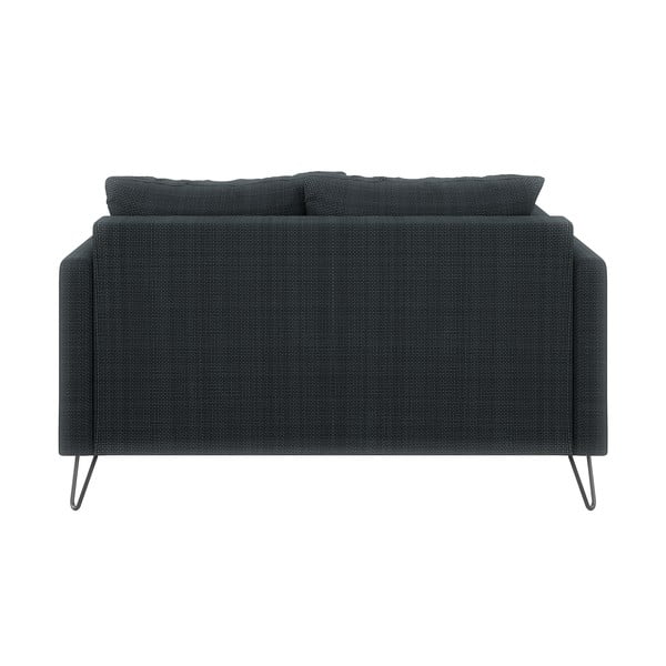 Tamno siva sofa od šenila 140 cm Freya – Ropez-image-2