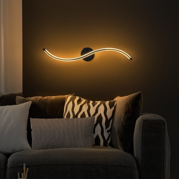 Crna LED zidna lampa Yilan – Opviq lights-image-4