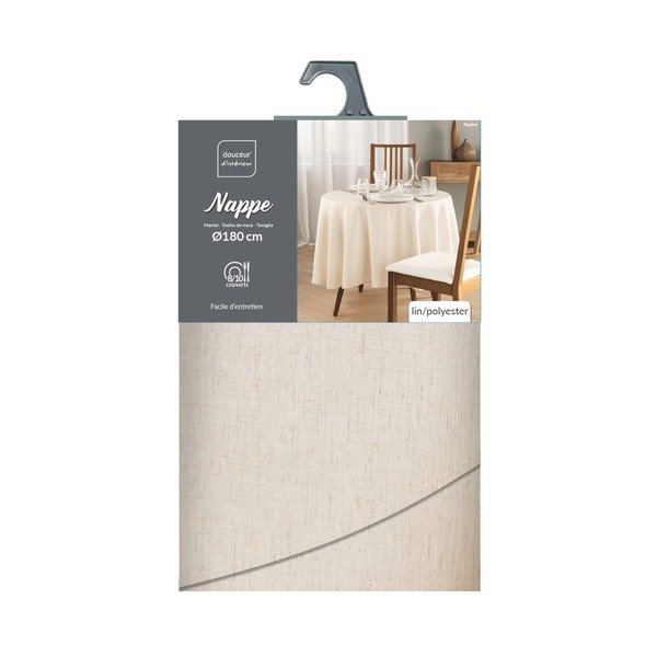 Stolnjak ø 180 cm Pauline – douceur d'intérieur-image-4