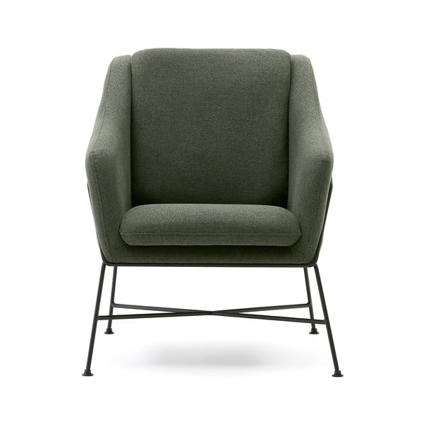 Zelena fotelja Brida – Kave Home-image-2