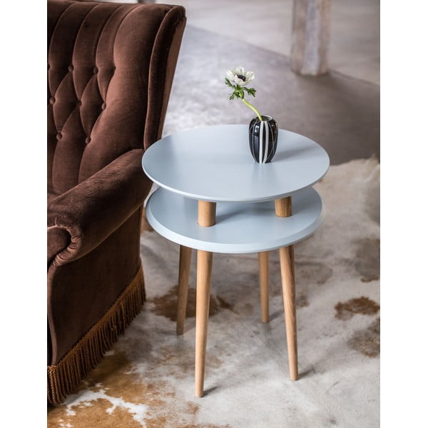 Tamnosivi stolić Ragaba UFO, Ø 45 cm-image-2