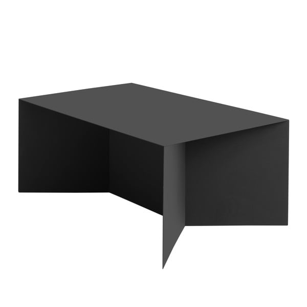 Crni Custom Form Oli stolić za kavu, dužine 100 cm