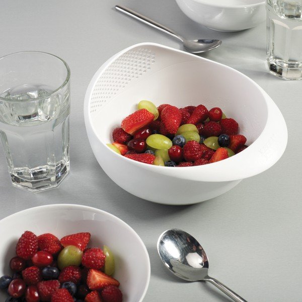 Pripremite i poslužite Posuda za cjedilo, mala, bijela-image-4