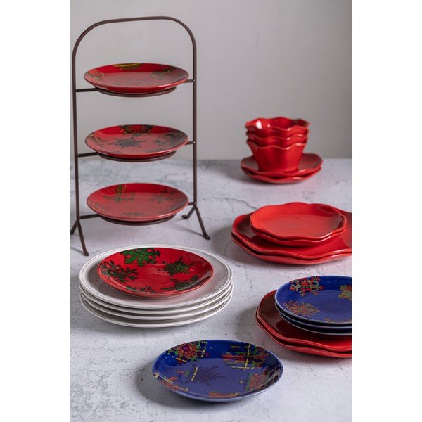 Crveni zemljani desertni tanjur Casafina Cook &amp; Host, ø 20,5 cm-image-1