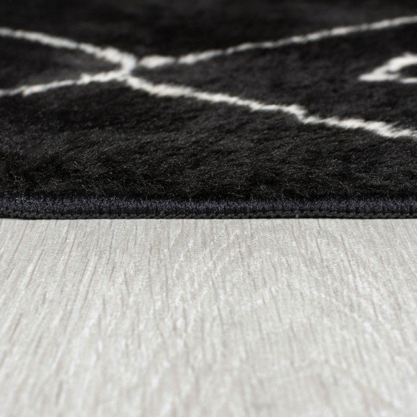 Crni perivi tepih 160x230 cm Imran – Flair Rugs-image-4