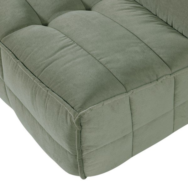 Zelena baršunasti sofa 204 cm Cluster – vtwonen-image-1