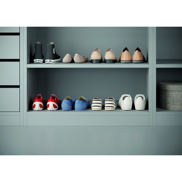 Set od 2 bijela stalka za obuću od nehrđajućeg čelika Metaltex Cipok-image-3