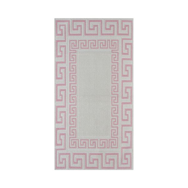 Puderasto ružičasti izdržljivi tepih Vitaus Versace Powder, 80 x 300 cm-image-2