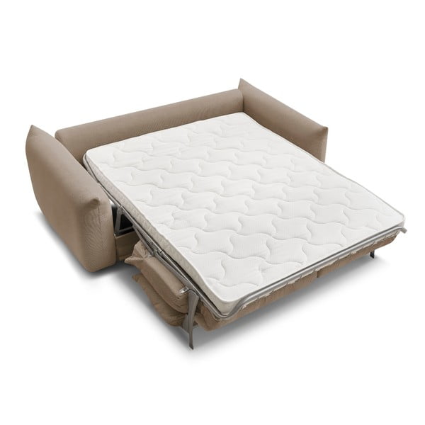 Bež sklopiva sofa 214 cm Ernest – Bobochic Paris-image-4