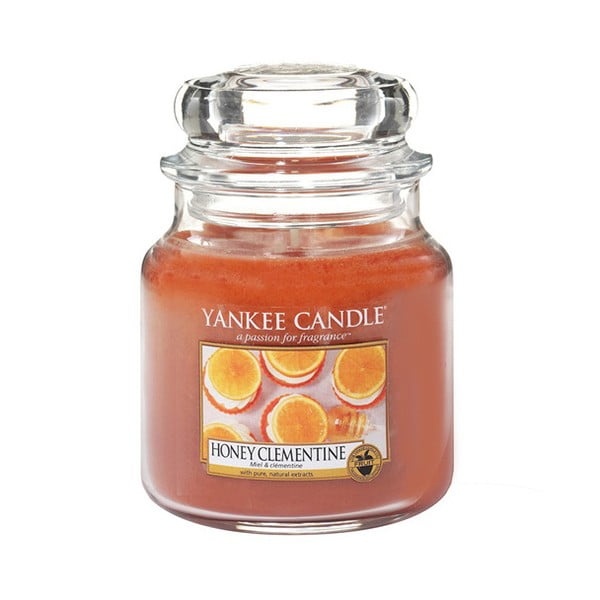 Yankee Candle Clementine s medom, vrijeme gorenja 65 - 90 sati