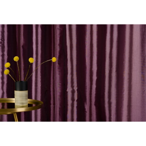 Tamno ljubičasta zavjesa 140x245 cm Royal Taffeta – Mendola Fabrics-image-2