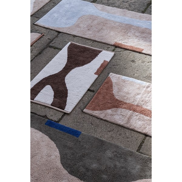 Ciglasti/bež periv pamučan tepih 50x80 cm Figura – Mette Ditmer Denmark-image-3