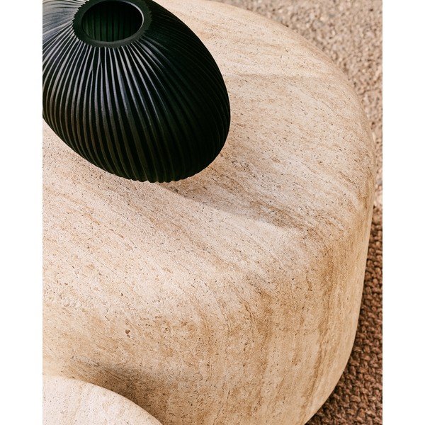 Okrugao vrtni stolić betonski ø 60 cm Drasi – Kave Home-image-2