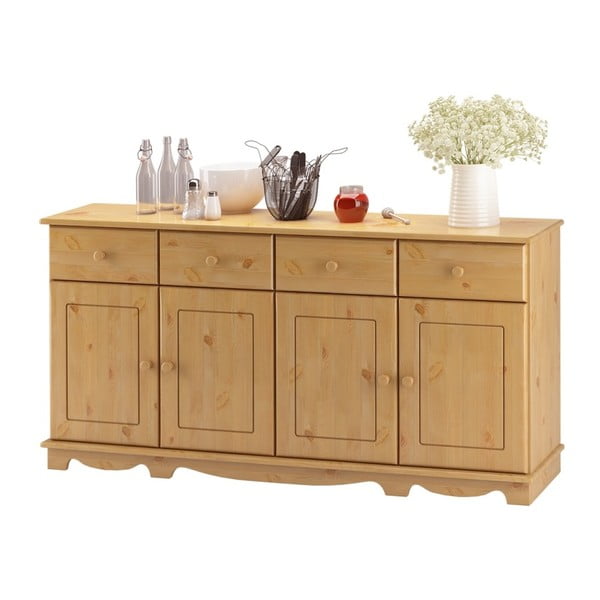 Støraa Cheryl kredenca s četiri vrata od punog borovog drveta-image-3