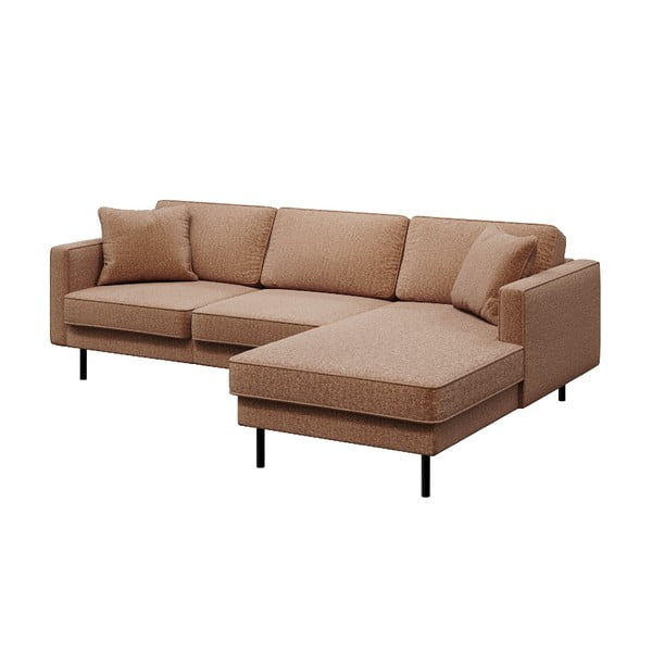 Glinena smeđa kutna garnitura MESONICA Kobo, desni kut-image-2