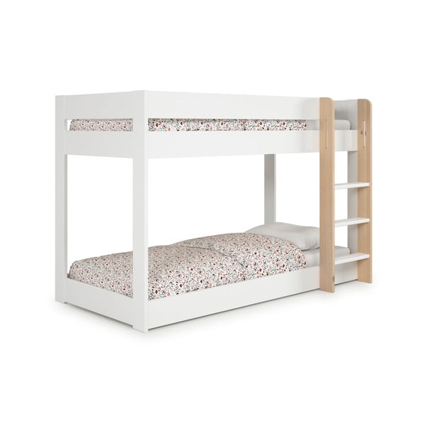 Bijeli dječji krevet na kat 90x190 cm Angel – Marckeric-image-2