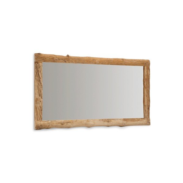 Zidno ogledalo s okvirom od masivnog drveta 105x200 cm Ibro – Kave Home-image-4