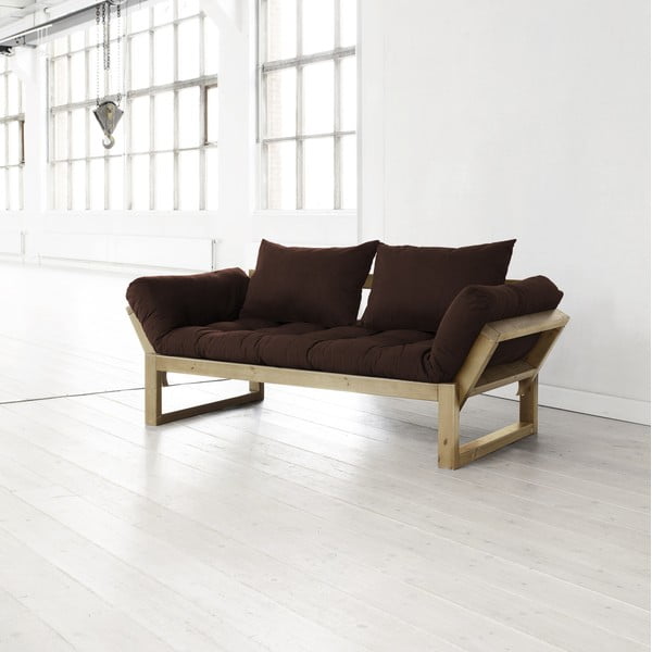 Sofa Edge choco / prirodno