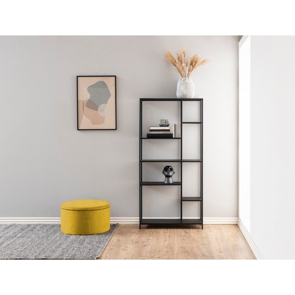 Žuti podnožnik od baršun Actona Retina, 60 cm-image-1