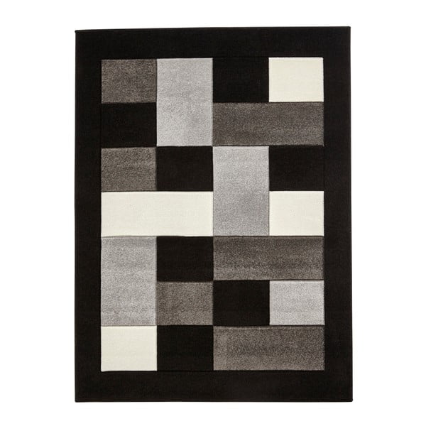 Sivo-crni tepih Think Rugs Matrix 80 x 150 cm