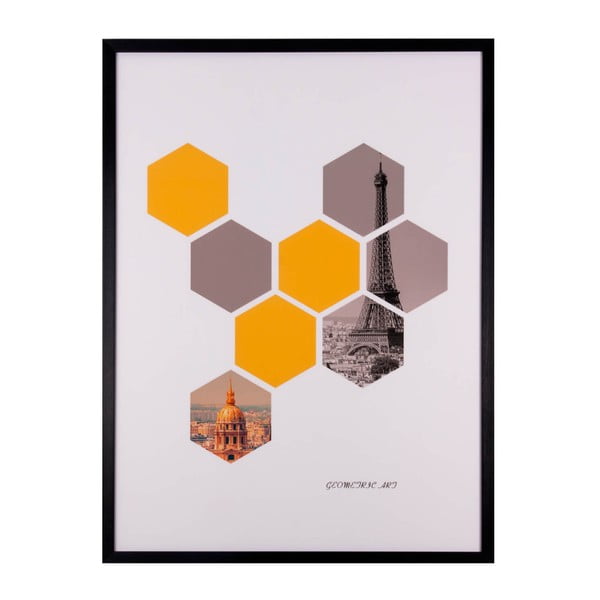 Slika sømcasa Hexagons, 60 x 80 cm