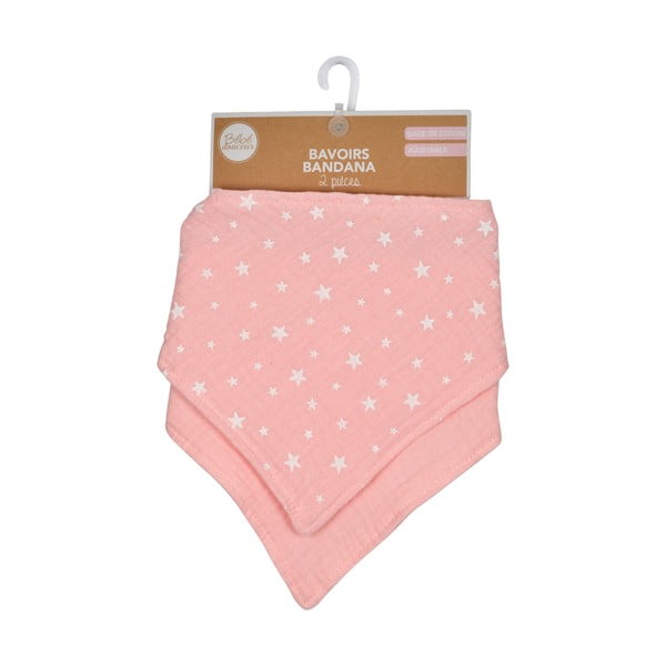 Ružičasti podbraci u setu 2 kom od muslina – Bébé Douceur-image-3