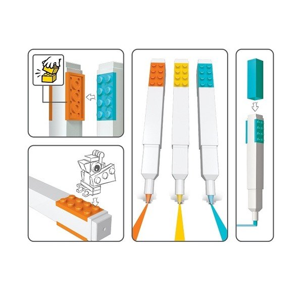 Set od 3 markera LEGO®-image-3