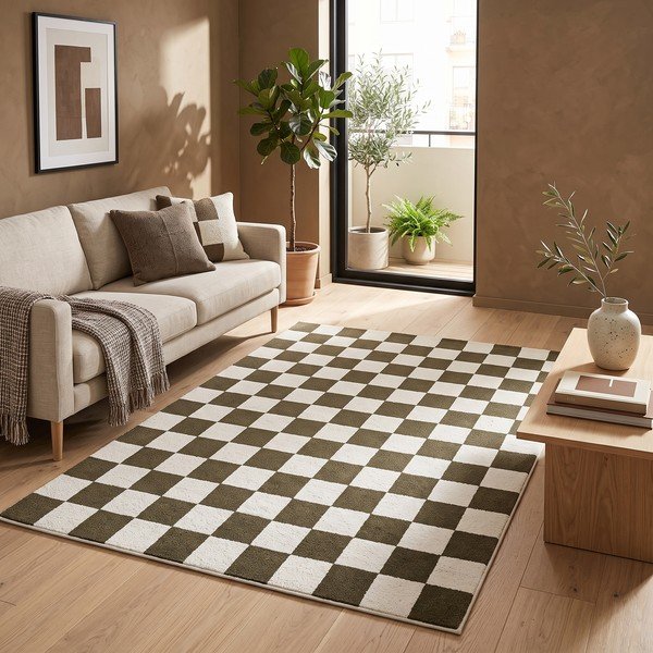 Zeleni/krem tepih 160x230 cm Bistro – ESTE-image-4